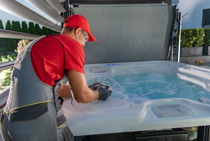 Hot Tub Expert at Work